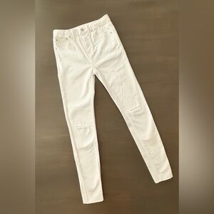 Wild Fable lightly distressed white Jeggings